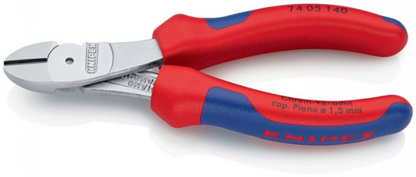 Kraftseitenschneider L.140mm Form 0 Mehrkomp.-Hülle KNIPEX KNIPEX