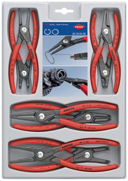 Sicherungsringzangensatz 8-tlg.KNIPEX KNIPEX