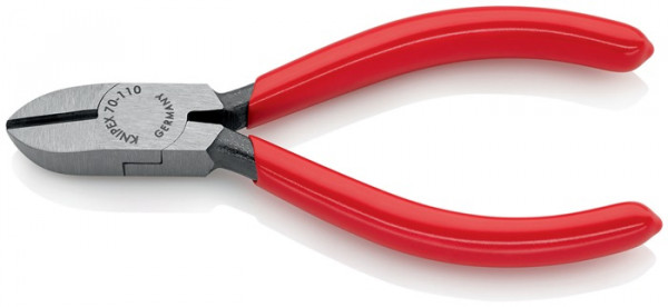 Seitenschneider L.110mm Kopf pol.Ku.-Überzug KNIPEX KNIPEX