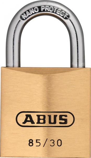 Zylindervorhangschloss 85/30 Schlosskürper-B.30mm MS versch.-schl.ABUS ABUS 85/30 VE = 1 ST