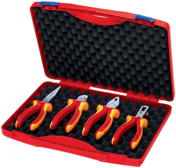 Zangensatz Kompakt-Box Inh.4tlg.VDE Kunststoffkoffer KNIPEX KNIPEX