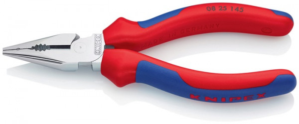 Spitzkombizange L.145mm Mehrkomp.-Hülle verchr.KNIPEX KNIPEX