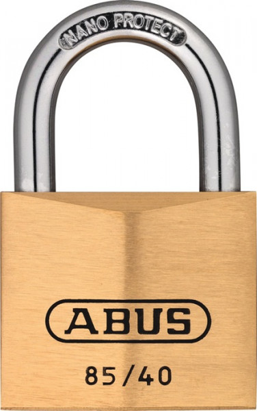 Zylindervorhangschloss 85/40 Schlosskürper-B.40mm MS versch.-schl.ABUS ABUS 85/40 VE = 1 ST