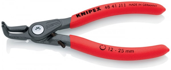 Präzisionssicherungsringzange J 11 f.Bohrungen D.12-25mm m.Spreizbegrenzung KNIPEX