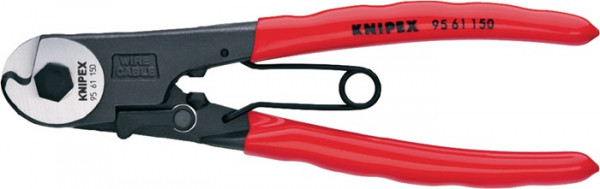 Bowdenzugschneider Gesamt-L.150mm Drahtseil-Ø 3mm pol.Ku.-Überzug KNIPEX KNIPEX