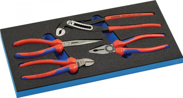 Werkzeugmodul 4-tlg.1/3-Modul Zangensatz KNIPEX KNIPEX