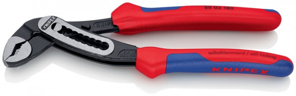 Wasserpumpenzange Alligator® L.180mm Spann-W.36mm pol.Mehrkomp.-Hüllen KNIPEX KNIPEX