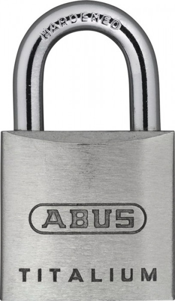 Zylindervorhangschloss 64TI/20 Schlosskürper-B.20mm Titalium versch.-schl.ABUS ABUS 64TI/20 VE = 1