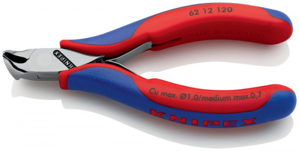 Elektronik-Schrägschneider L.120mm Facette nein pol.KNIPEX KNIPEX