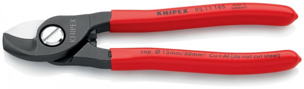 Kabelschere L.165mm Ku.-Überzug KNIPEX KNIPEX