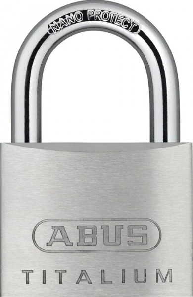 Zylindervorhangschloss 64TI/50 Schlosskürper-B.50mm Titalium versch.-schl.ABUS ABUS 64TI/50 VE = 1