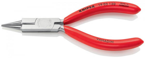 Schmuckbiegezange L.130mm verchr.Ku.-Überzug KNIPEX KNIPEX