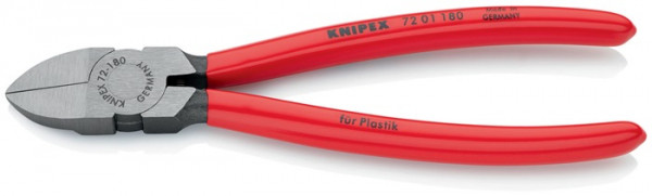 Seitenschneider f.Ku.Gesamt-L.180mm ger.Ku.-Überzug KNIPEX KNIPEX