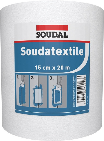 Soudatextile, Vlies für Flüssigabdichtung Soudal Breite150 mm, Länge 20 Meter