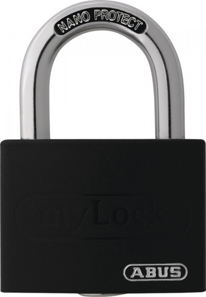 Zylindervorhangschloss T65AL/40 schw.Lock-Tag Schlossk.-B.43mm Alu.versch.-schl. ABUS T65AL/40 sch